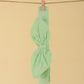 Pure Cotton Summer Frock for Baby Girl with Matching Headband (Seafoam Green) - Tweeny Mini