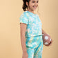 Stylish Summer Tie-Dye Joggers Co-ord Set Kids Girls (Green) - Tweeny Mini