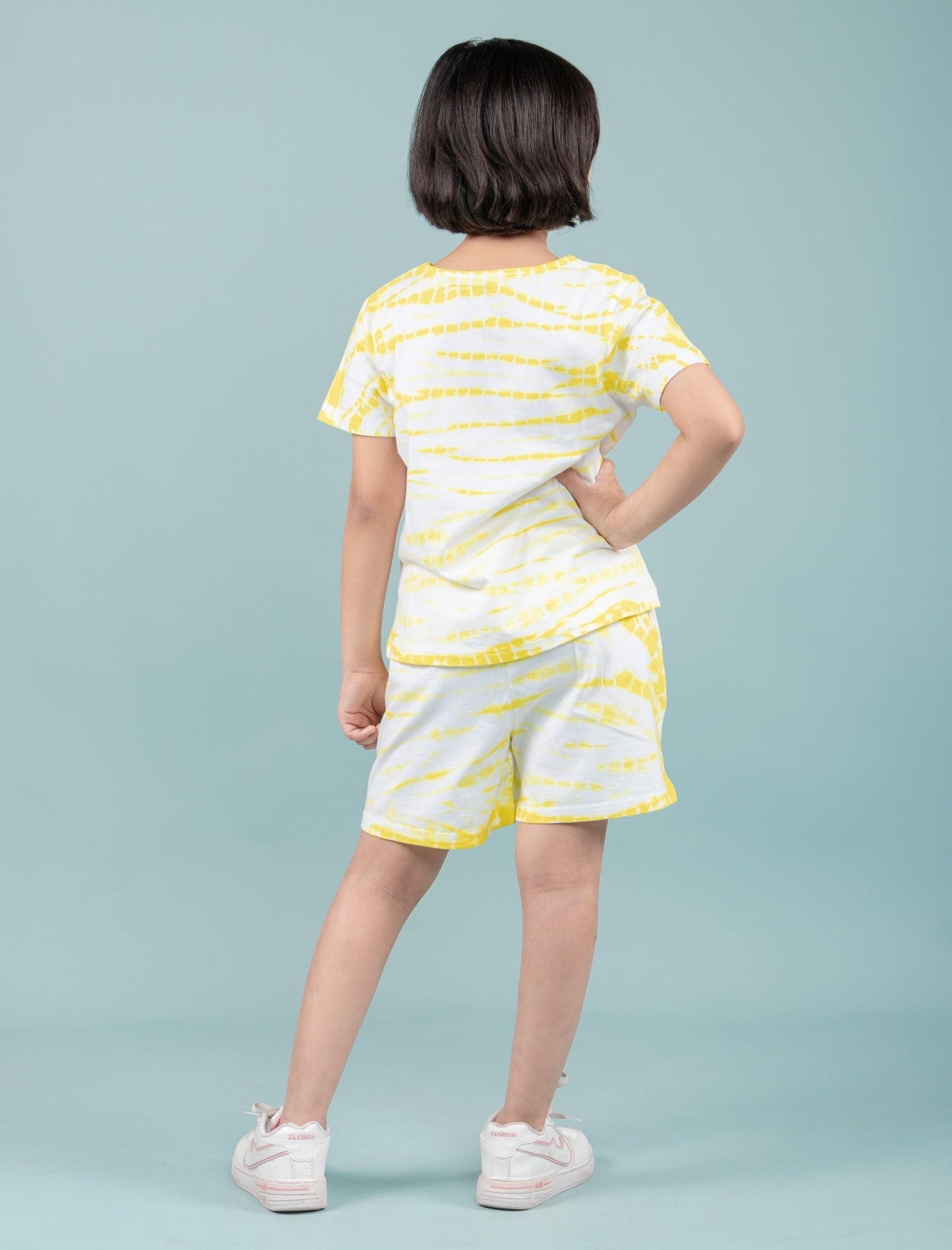 Tie-Dye Kids Summer Co-ord Set (Yellow) - Tweeny Mini