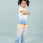 Ombre Style Tie-dye Nightwear for Girls Kids (Orange Blue) - Tweeny Mini