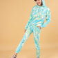 Trendy Tie Dye Joggers Set for Girls with Stylish Kids Co-ord Set (Lemon Green) - Tweeny Mini