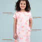 Pure Cotton Tie-Dye Summer Dress for Girls Kids (Rose Pink) - Tweeny Mini