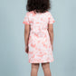 Pure Cotton Tie-Dye Summer Dress for Girls Kids (Rose Pink) - Tweeny Mini