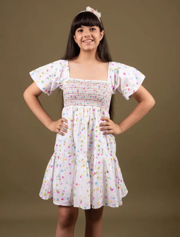  balloon sleeve dress -Tweeny Mini