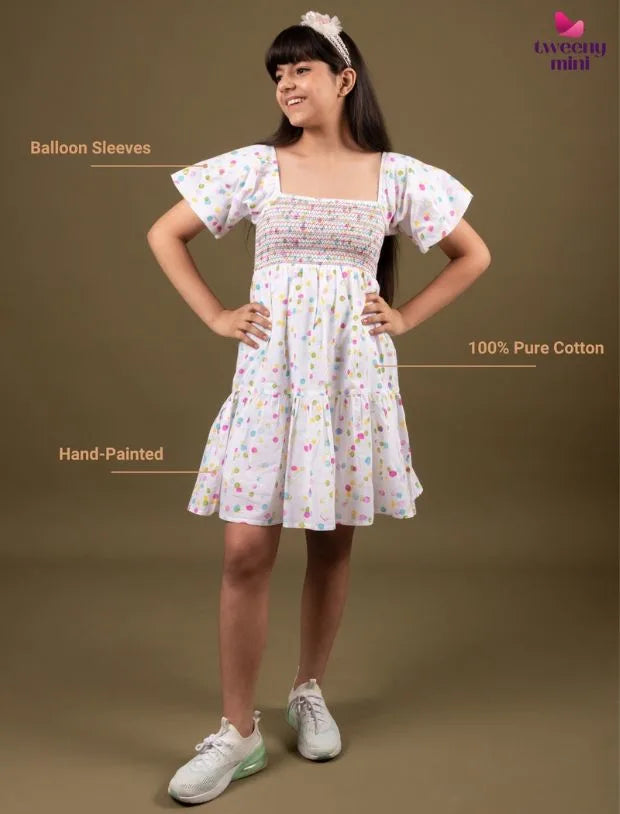  balloon sleeve dress -Tweeny Mini