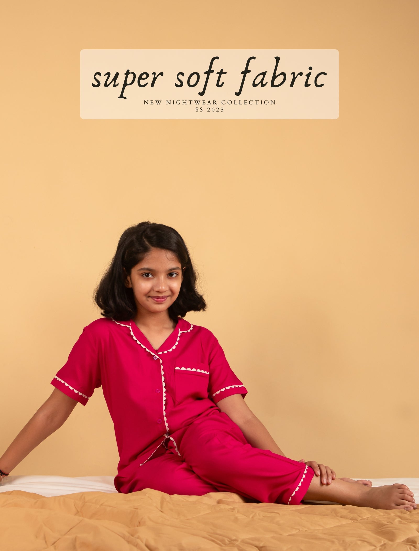 Opal Dreams Best Nightsuit For Girls Kids (Virtual Pink) - Tweeny Mini