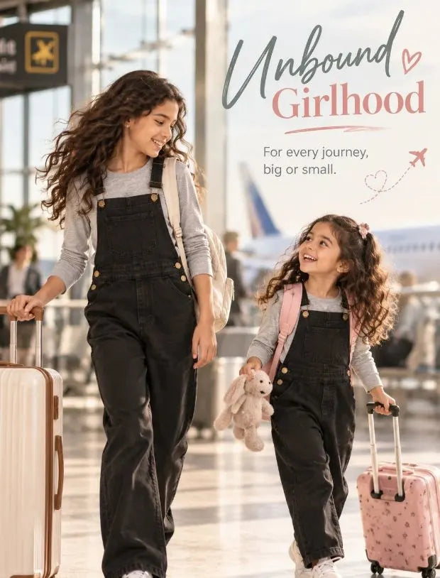 black denim dungarees for girls-Tweeny Mini