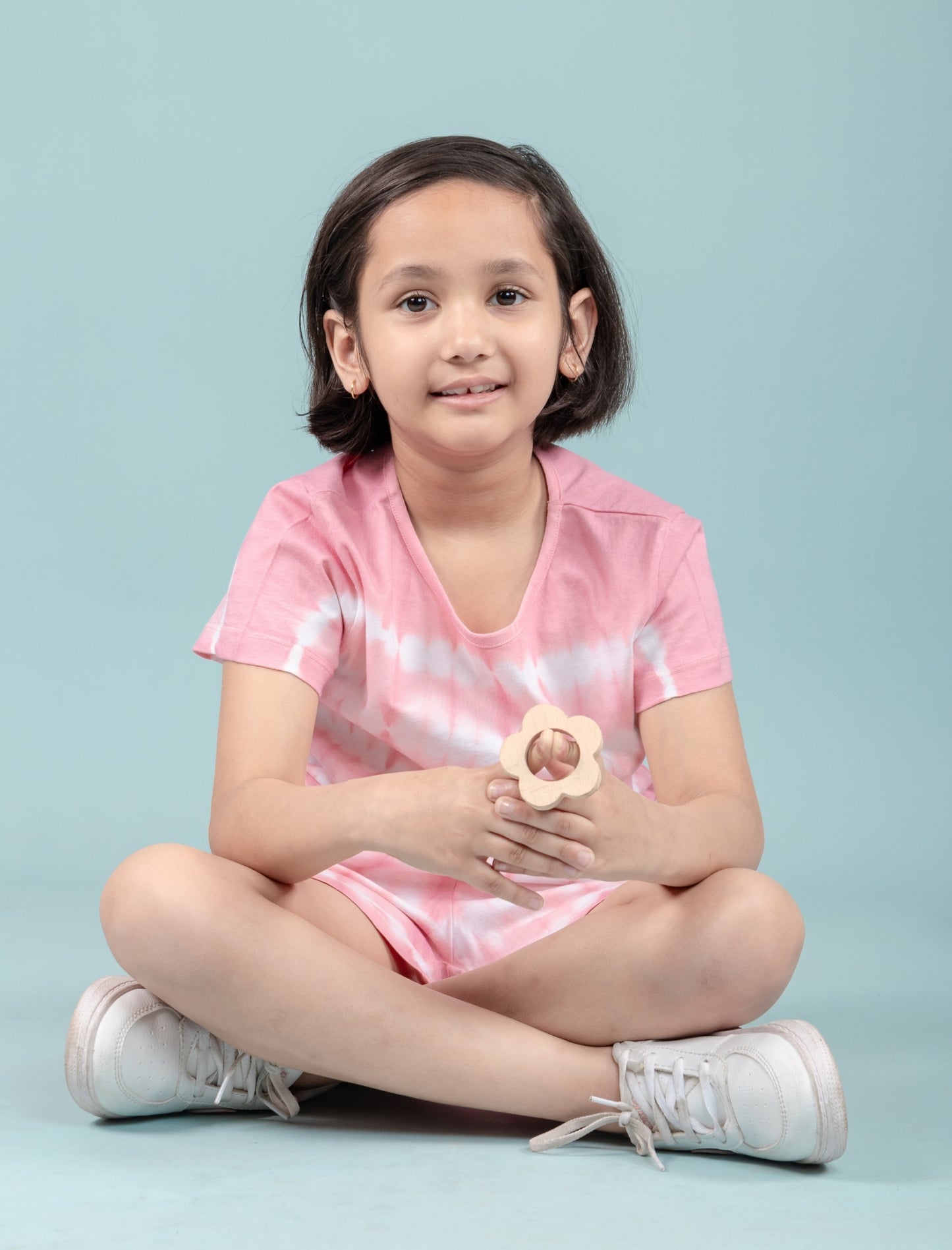 Tie-Dye Co-ord Set for Girls Kids (Pink) - Tweeny Mini