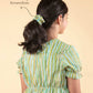 Hand Block Printed Pure Cotton Nightsuits for Girls (Green) - Tweeny Mini