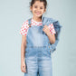 Premium Denim Jacket & Dungaree with T'shirt - 3 Piece Combo Set - Tweeny Mini
