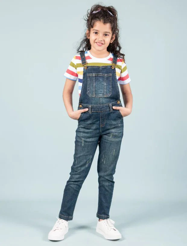  denim dungarees for girls -Tweeny Mini