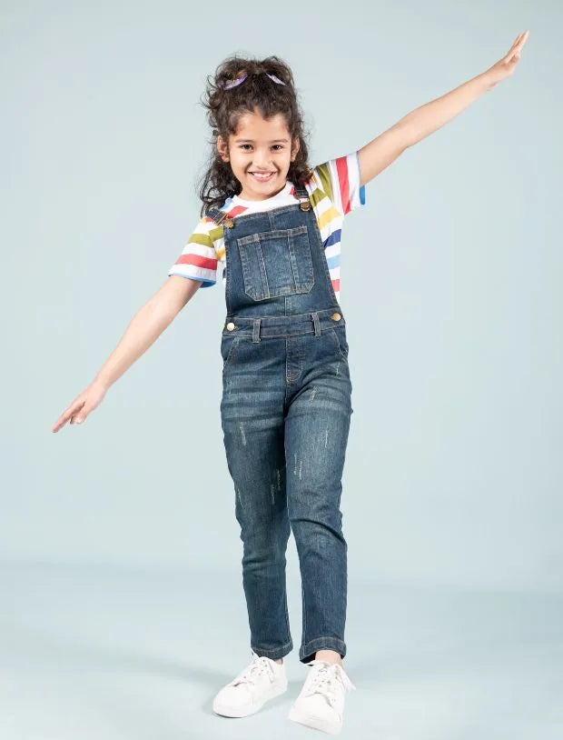  denim dungarees for girls -Tweeny Mini