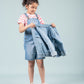 Premium Denim Jacket & Dungaree with T'shirt - 3 Piece Combo Set - Tweeny Mini