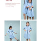 Long Sleeves Denim Shirt Dress for Girls Kids (Light Blue) - Tweeny Mini