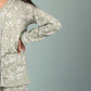 Pure Rayon Floral Nightsuit for Girls Kids (Full Sleeves, Green) - Tweeny Mini
