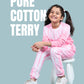 Trendy Tie Dye Girls Kids Winter Joggers Co-ord Set (Rose Pink) - Tweeny Mini