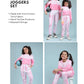 Trendy Tie Dye Girls Kids Winter Joggers Co-ord Set (Rose Pink) - Tweeny Mini