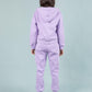 Premium Winter Fleece Hoodie for Kids Girls with Jogger Set (Lavender) - Tweeny Mini