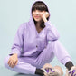 Premium Winter Fleece Hoodie for Kids Girls with Jogger Set (Lavender) - Tweeny Mini