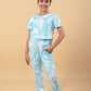 Trendy Summer Tie-Dye Joggers Set for Girls Kids (Tropical Blue) - Tweeny Mini