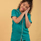 Opal Dreams Best Nightdress For Girls Kids (Teal Green) - Tweeny Mini
