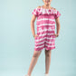 Summer Tie Dye Girls Kids Romper Dress (Pink) - Tweeny Mini