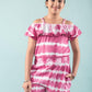Summer Tie Dye Girls Kids Romper Dress (Pink) - Tweeny Mini