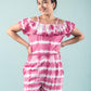 Summer Tie Dye Girls Kids Romper Dress (Pink) - Tweeny Mini