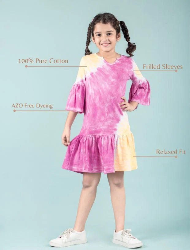 kids tie dye dress-Tweeny Mini
