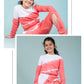 Terry Cotton Girls Kids Tie Dye Joggers Set (Mineral Red) - Tweeny Mini