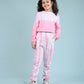 Trendy Tie Dye Girls Kids Winter Joggers Co-ord Set (Rose Pink) - Tweeny Mini