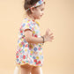 Floral New Born Baby Dress for Girls Kids with Headband (Multi) - Tweeny Mini