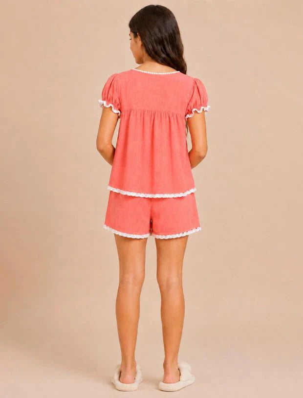 Girls Kids Pure Cotton Summer Loungewear set