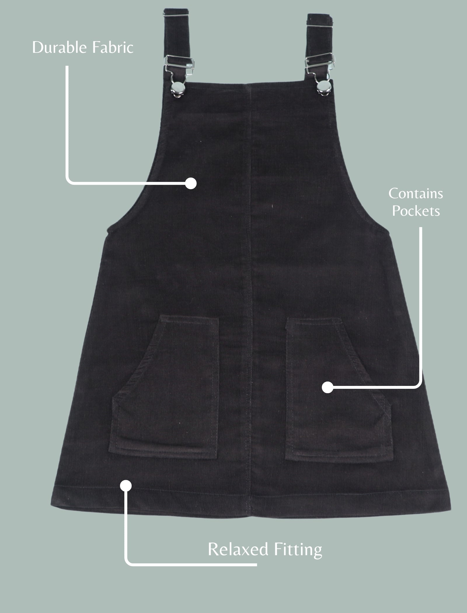 Trendy Corduroy Pinafore Dress for Girls Kids – Shop Tweeny Mini