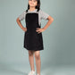 Classic Corduroy Pinafore Dress for Girls (Black) - Tweeny Mini