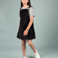 Classic Corduroy Pinafore Dress for Girls (Black) - Tweeny Mini
