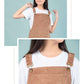 Girls Kids Classic Corduroy Pinafore Dress (Beige) - Tweeny Mini
