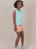 Sunset Peach Shorts-Tweeny Mini


