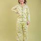 Tiger Cub Printed Nightwear For Girls Kids (Yellow) - Tweeny Mini