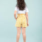 Pure Cotton Shorts For Girls Kids (Yellow) - Tweeny Mini