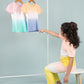 Ombre Tie-Dye Girls Nightsuit for Kids Girls with Pyjama Set (Yellow Peach) - Tweeny Mini