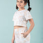 Pure Cotton Tie-Dye Joggers Girls Kids Co-ord Set (Beige) - Tweeny Mini