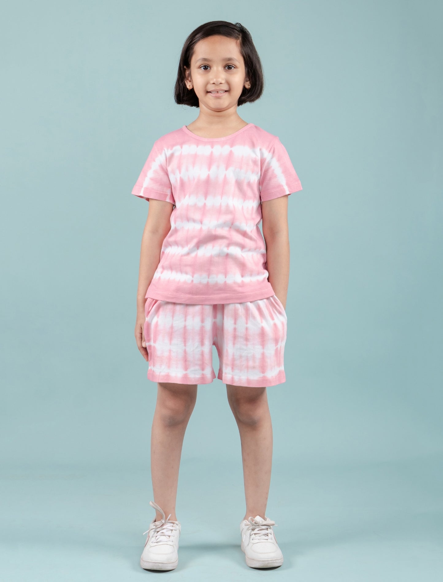 Tie-Dye Co-ord Set for Girls Kids (Pink) - Tweeny Mini