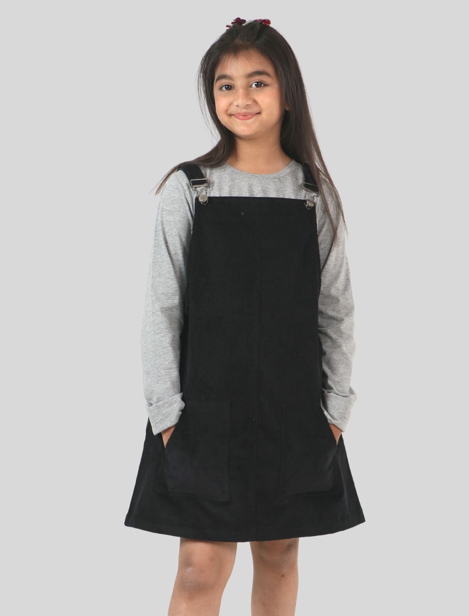 Girls Kids All in One Pinafore Dress Elasticated Waist Age 4-5years Height  20ins | eBay