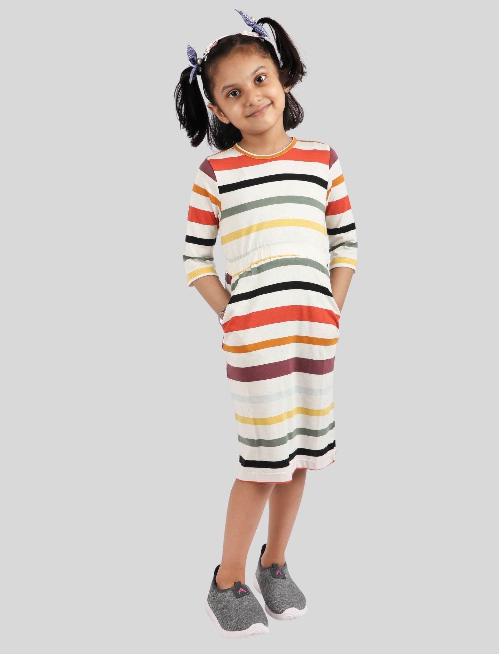 Habitual Little Girls 2T-6 Long Sleeve Baby Doll Dress | Dillard's