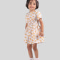 Butterfly Printed Cotton Frock for Girls Kids (White) - Tweeny Mini
