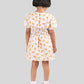 Butterfly Printed Cotton Frock for Girls Kids (White) - Tweeny Mini